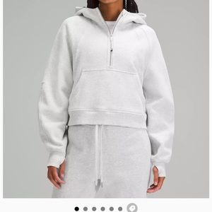 Lululemon oversized scuba half zip hoodie